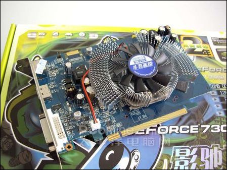 高清人人看+带hdmi接口影驰7300gt显卡到