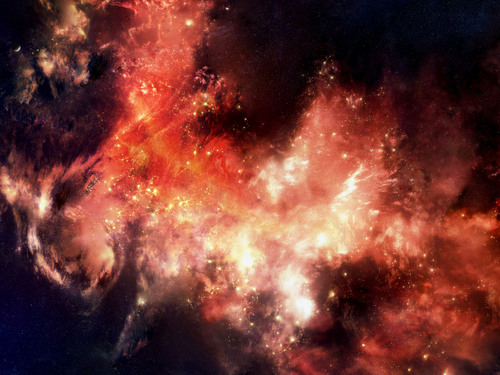 震撼你的视觉 3d星空高清晰壁纸欣赏
