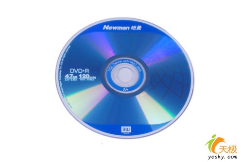 出身名门 纽曼环保16X DVD刻录光盘测试_硬