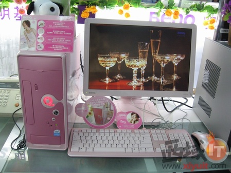 可爱粉红色 明基江南电脑不到6000元_硬件
