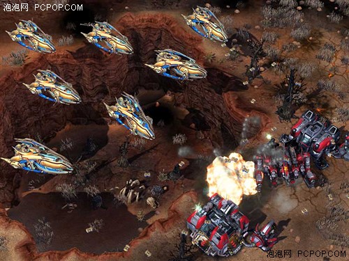 星际2官网更新 空中霸主神族航母现身_硬件