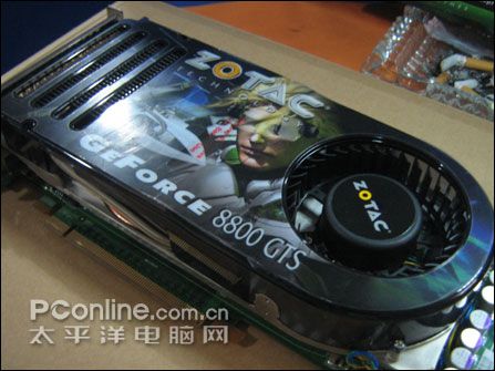 极尽豪华!索泰 N8800GTS-640D3 F1高调亮相