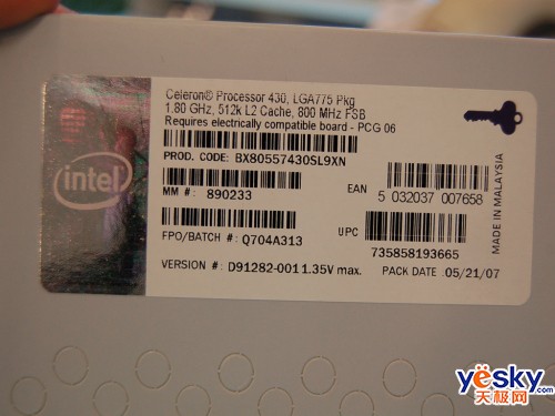 Intel Conroe-L 430处理器目前仅售380元_硬件