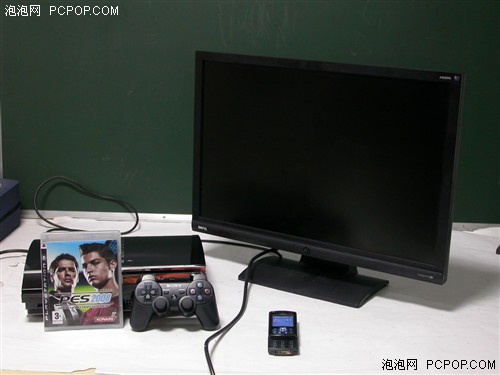 实况2008乱入!明基24吋宽屏挑战PS3_硬件