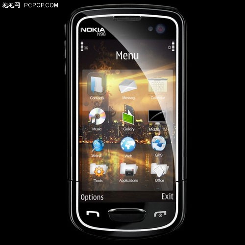 720万像素触摸屏!诺基亚N98玩大动作_手机