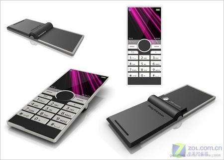 超薄OLED屏幕 索尼爱立信概念手机亮相_手机