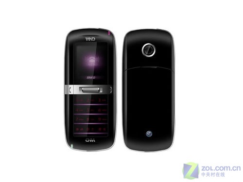 酷黑触摸屏幕 WND推出双卡Atom Duo手机_手