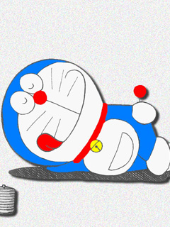 童年记忆!机器猫小叮当QVGA精美手机壁纸下