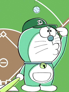 童年记忆!机器猫小叮当QVGA精美手机壁纸下