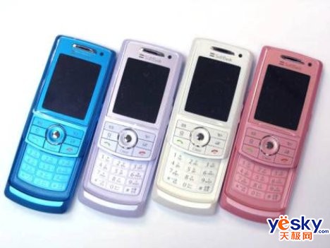 多色彩可选软银推出新款滑盖手机805sc