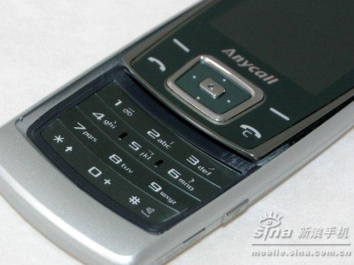 超薄无极限 三星时尚滑盖E848真机图赏(3)_手机
