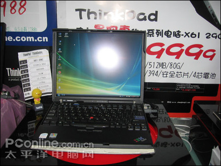 �ɹ�����ThinkPadX61�ʼǱ���9999Ԫ