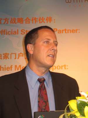 图文:英特尔全球WiMAX解决方案部Nardone演