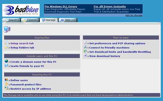 BadBlueWEBҲP2P
