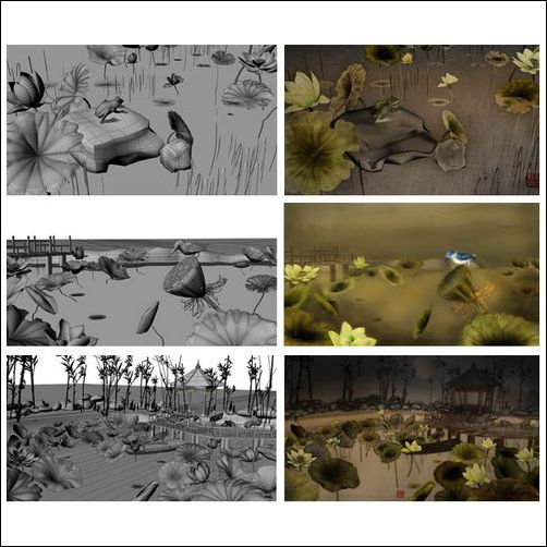 水墨动画《荷塘月色》制作全过程_软件