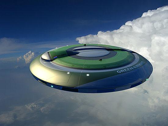荷兰设计新型环保飞机形如飞碟(图)_科学探索