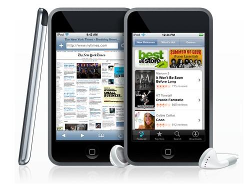 苹果推出触摸屏iPod大幅下调iPhone价格(图)