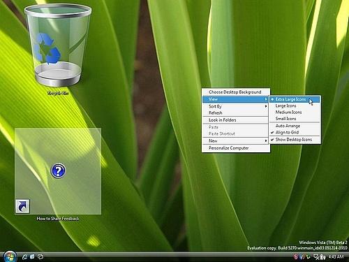 图解WindowsVista演变历程(build5270)