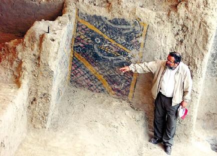 秘鲁发现四千年前美洲最古老壁画(图)