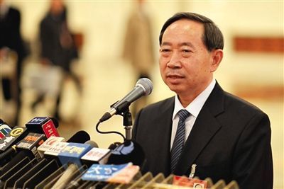 教育部长袁贵仁。 教育部长袁贵仁。