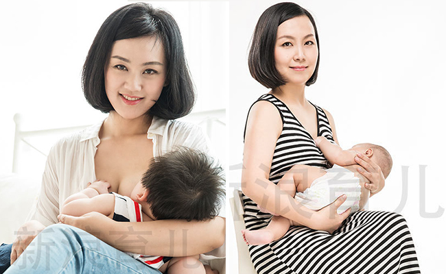 美女辣妈哺乳母性十足