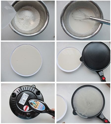卷饼制作过程 卷饼制作过程