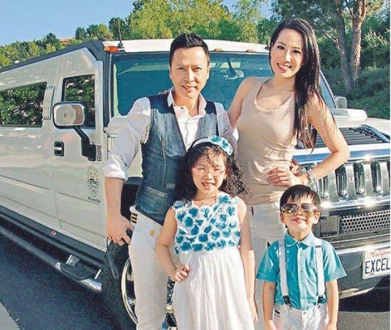甄子丹大女儿Jasmine及小儿子James 甄子丹大女儿Jasmine及小儿子James