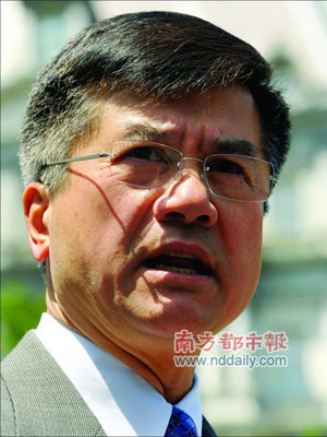 美国商务部长骆家辉。CFP供图 美国商务部长骆家辉。CFP供图