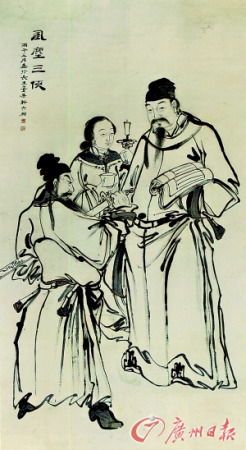 苏六朋 《风尘三侠》 苏六朋 《风尘三侠》