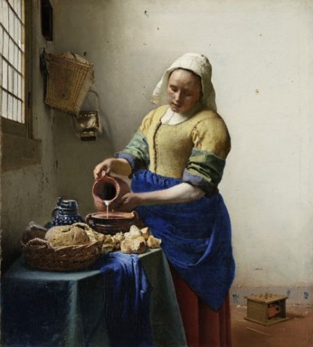 《倒牛奶的女仆》(1658) 《倒牛奶的女仆》(1658)