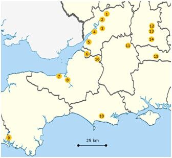 英格兰西南部集群