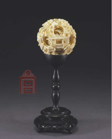 图五 牙雕套球(现藏于故宫博物院) 图五 牙雕套球(现藏于故宫博物院)