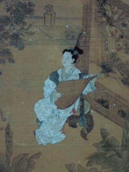 明代唐寅《陶榖赠词图》(局部2) 明代唐寅《陶榖赠词图》(局部2)