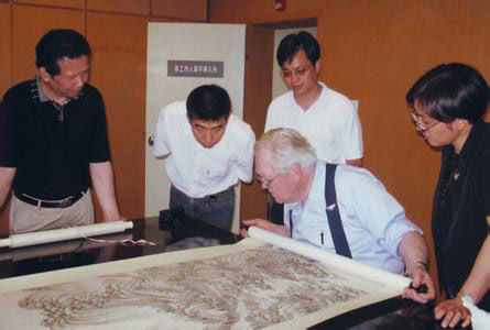 高居翰在研究中国画 高居翰在研究中国画