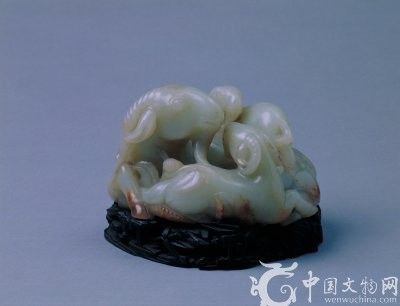 青玉三羊开泰 青玉三羊开泰