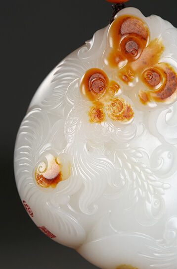 中国玉雕石雕作品“天工奖”银奖作品《缘定金秋》 中国玉雕石雕作品“天工奖”银奖作品《缘定金秋》