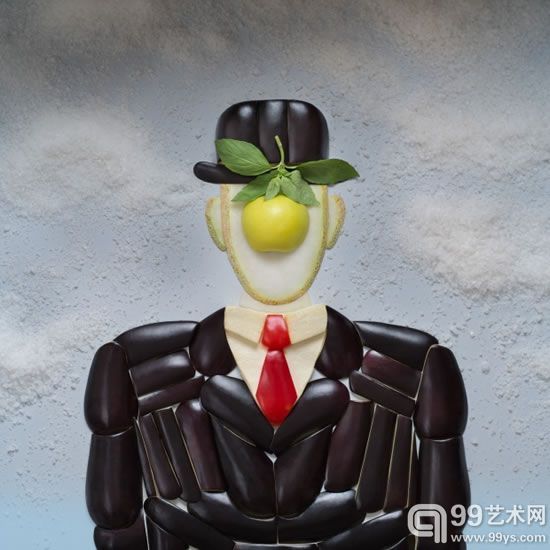 勒内·马格里特《The Son of Man》 勒内·马格里特《The Son of Man》