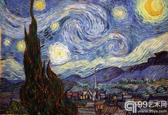 梵高《星空》 梵高《星空》