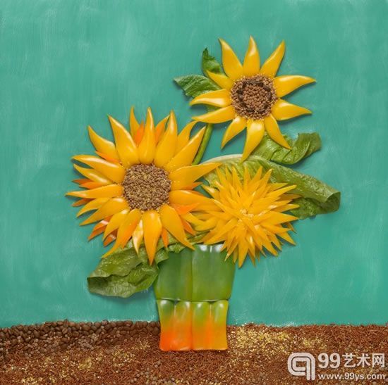 梵高《向日葵》 梵高《向日葵》