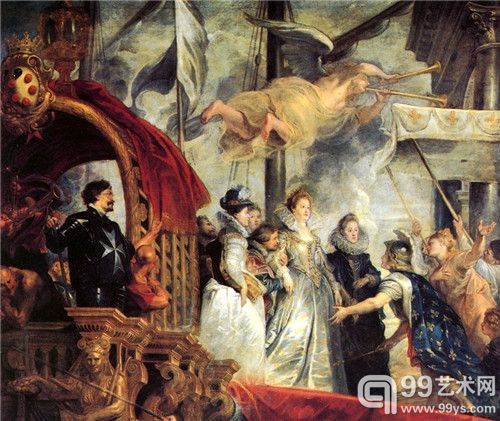 马赛港登陆 鲁本斯 佛兰德斯 394cm×295cm 现藏于慕尼黑美术陈列馆 马赛港登陆 鲁本斯 佛兰德斯 394cm×295cm 现藏于慕尼黑美术陈列馆