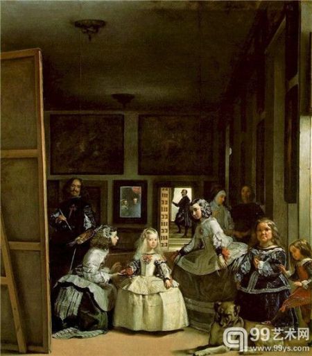 迭戈·委拉斯开兹,《宫娥》,3米,布面油画,西班牙 迭戈·委拉斯开兹,《宫娥》,3米,布面油画,西班牙