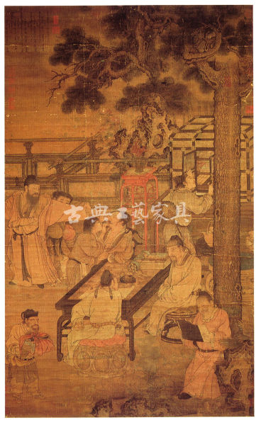 图4 宋 刘松年《唐武学士图》 图4 宋 刘松年《唐武学士图》