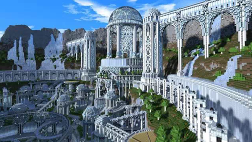 Minecraft中的地图Adamantis — City of the Gods Minecraft中的地图Adamantis — City of the Gods