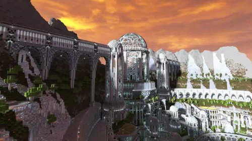 Minecraft中的地图Adamantis — City of the Gods Minecraft中的地图Adamantis — City of the Gods