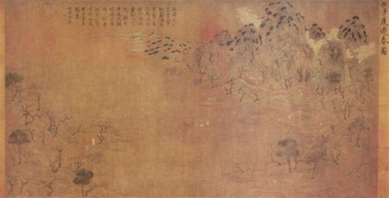 隋代展子虔《游春图》 隋代展子虔《游春图》