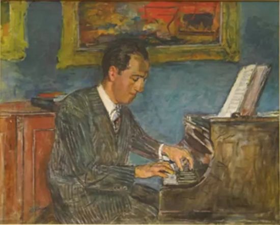 Henry Botkin画的格什温 Henry Botkin画的格什温