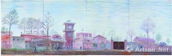 欧阳春《拾荒记》 About Scavenger 170×520cm (四联画 Four) 布面油彩 Oil on canvas 2009年 欧阳春《拾荒记》 About Scavenger 170×520cm (四联画 Four) 布面油彩 Oil on canvas 2009年
