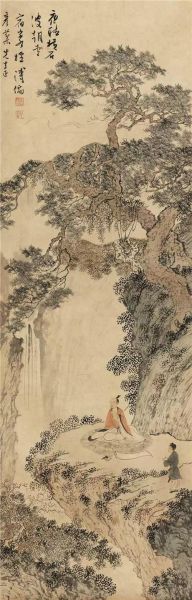 溥儒(1896-1963) 宋人诗意图 溥儒(1896-1963) 宋人诗意图