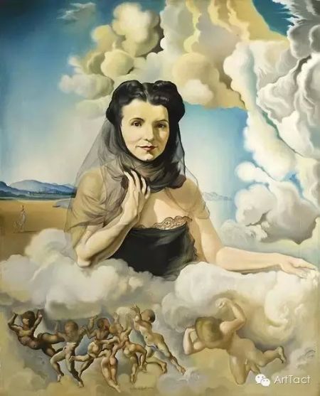 这幅画的模特就是当时达利的伴侣加拉 这幅画的模特就是当时达利的伴侣加拉