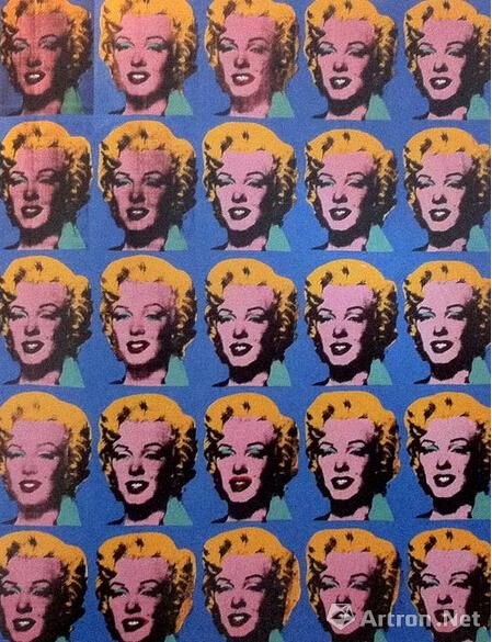安迪·沃霍尔(Andy Warhol)《二十五个颜色的玛丽莲·梦露》,画布、丙烯,1962年。 安迪·沃霍尔(Andy Warhol)《二十五个颜色的玛丽莲·梦露》,画布、丙烯,1962年。